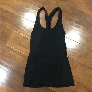 LULULEMON BLACK MESH TANK
